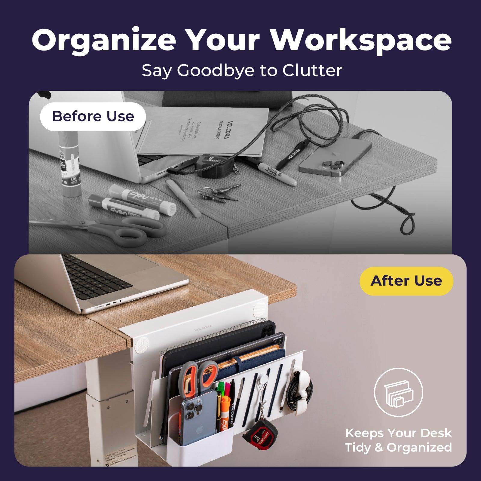 Buy Clamp-on Deskside Storage Organizer Laptop Holder online Buy Clamp-on Deskside Storage Organizer Laptop Holder online