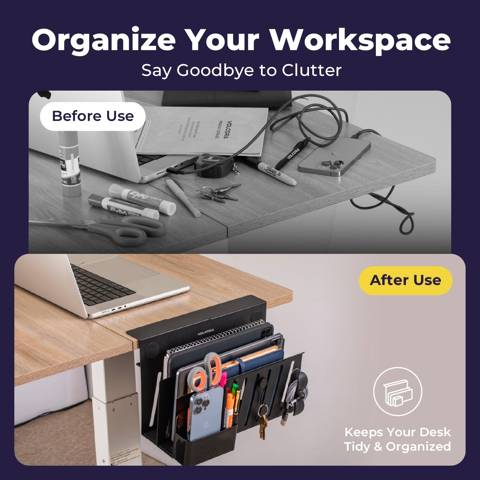 Buy Clamp-on Deskside Storage Organizer Laptop Holder online Buy Clamp-on Deskside Storage Organizer Laptop Holder online