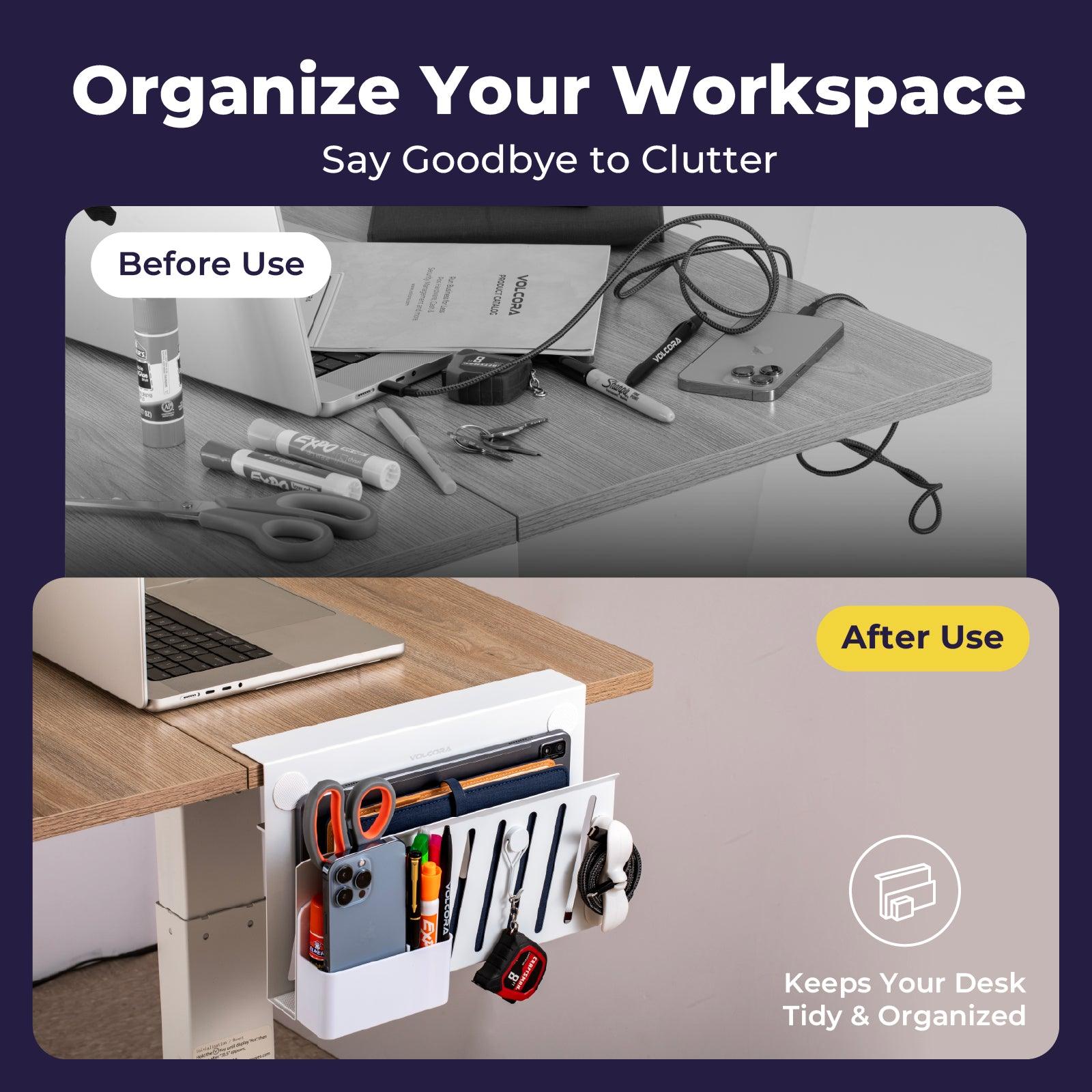 Buy Clamp-on Deskside Storage Organizer Laptop Holder online Buy Clamp-on Deskside Storage Organizer Laptop Holder online
