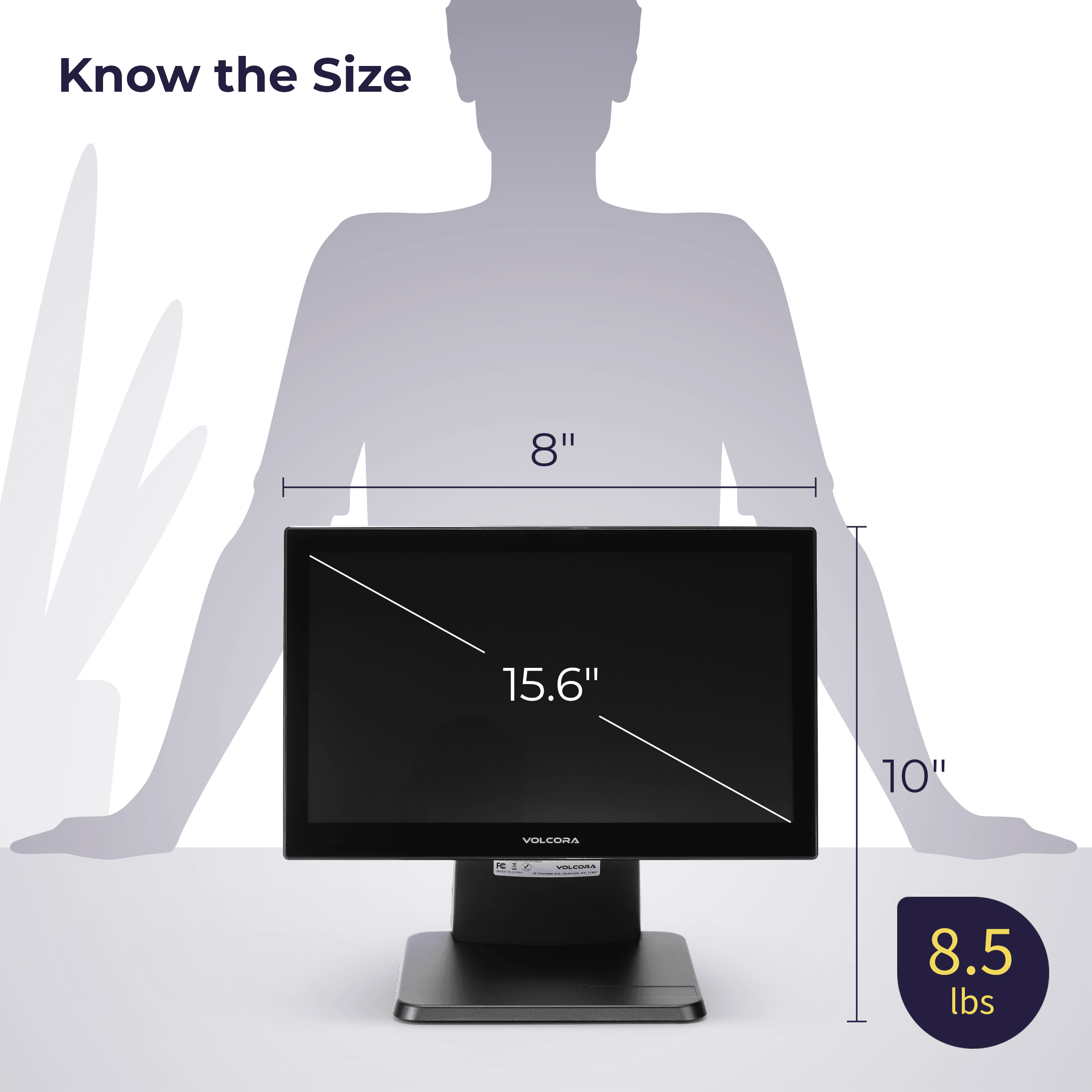 Buy Volcora 15.6" Touchscreen Display Monitor (Monitor Only) online Buy Volcora 15.6" Touchscreen Display Monitor (Monitor Only) online