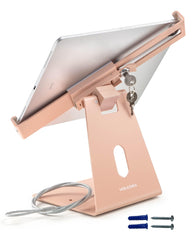 Anti-Theft Lockable iPad/Tablet Stand with Cable Lock Anti-Theft Lockable iPad/Tablet Stand with Cable Lock