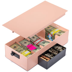 5 Compartment Cash Lock Box with Coin Tray 5 Compartment Cash Lock Box with Coin Tray