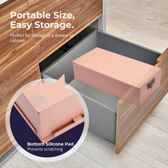 5 Compartment Cash Lock Box with Coin Tray 5 Compartment Cash Lock Box with Coin Tray