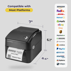 High Speed 4" Thermal Label Printer - V-LBPTZ Series - USB/Ethernet High Speed 4" Thermal Label Printer - V-LBPTZ Series - USB/Ethernet