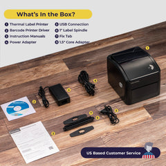 High Speed 4" Thermal Label Printer - V-LBPTZ Series - USB/Ethernet High Speed 4" Thermal Label Printer - V-LBPTZ Series - USB/Ethernet