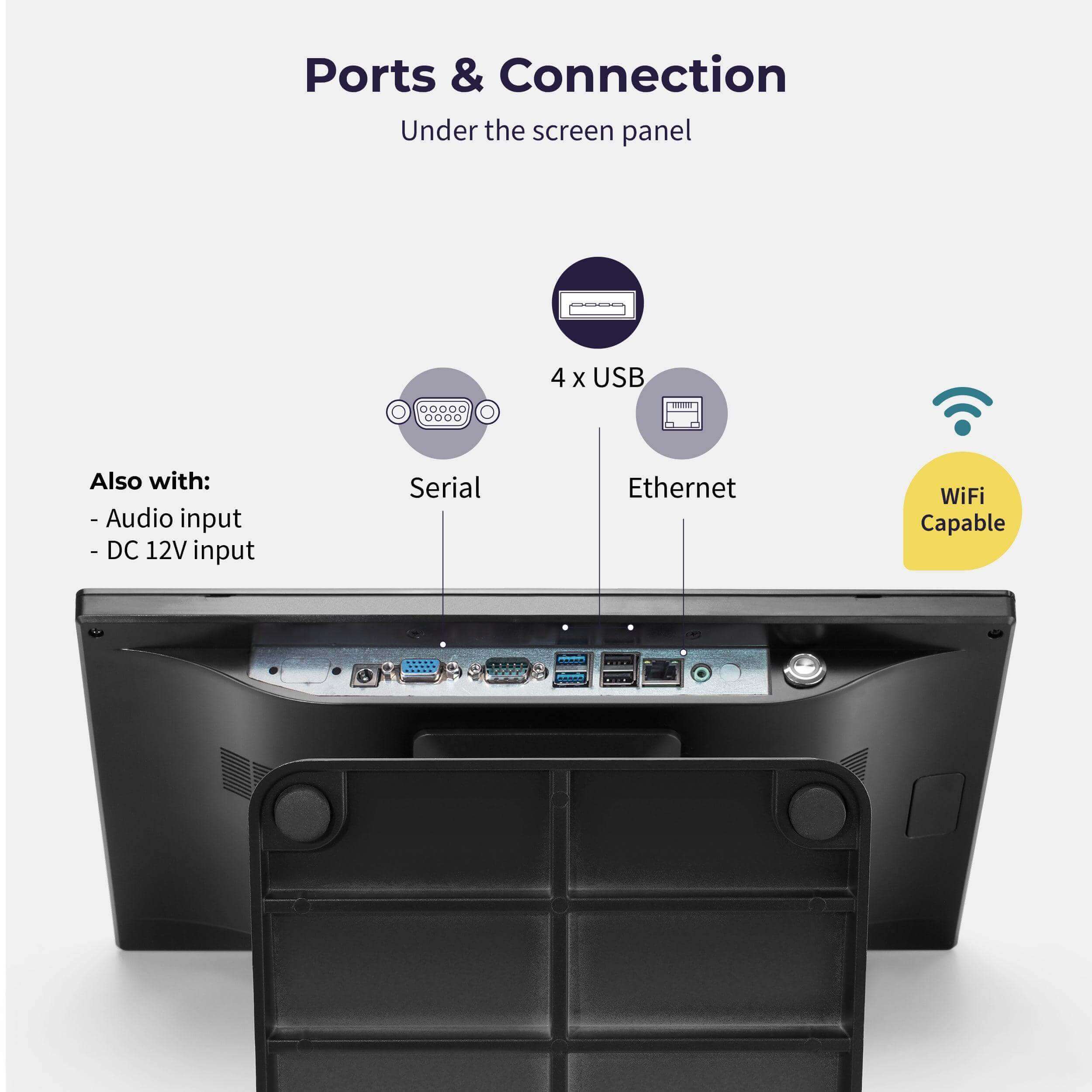 Buy Volcora POS Terminal Standard Base 15.6" - Intel Core i5 10th Generation - Windows 11 Professional - Wide Touchscreen Point-Of-Sale online Buy Volcora POS Terminal Standard Base 15.6" - Intel Core i5 10th Generation - Windows 11 Professional - Wide Touchscreen Point-Of-Sale online
