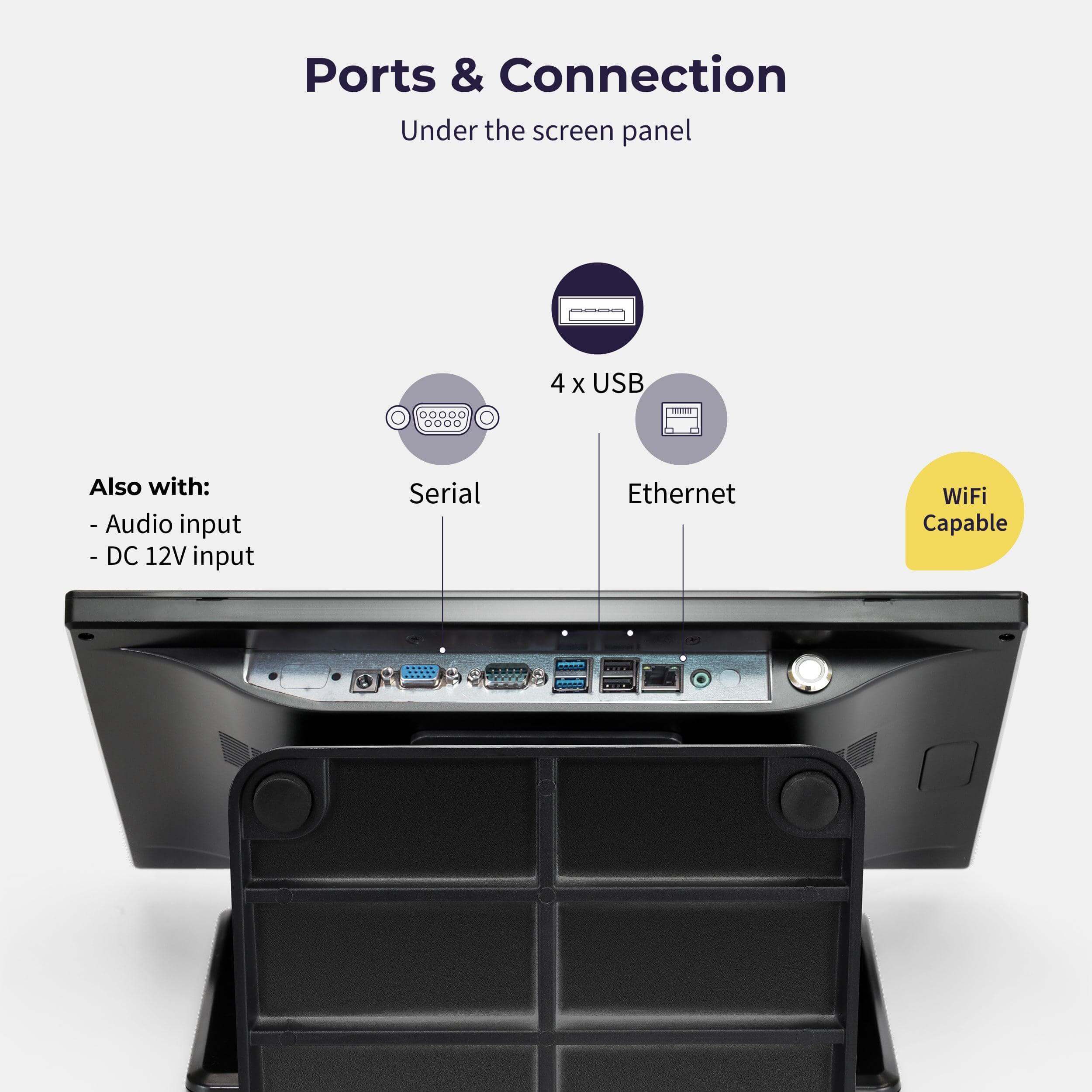 Buy Volcora POS Terminal Standard Base 15.6" - Intel Core i5 10th Generation - Windows 11 Professional - Wide Touchscreen Point-Of-Sale online Buy Volcora POS Terminal Standard Base 15.6" - Intel Core i5 10th Generation - Windows 11 Professional - Wide Touchscreen Point-Of-Sale online