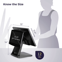 Buy Volcora POS Terminal Standard Base 15.6" - Intel Core i5 10th Generation - Windows 11 Professional - Wide Touchscreen Point-Of-Sale online Buy Volcora POS Terminal Standard Base 15.6" - Intel Core i5 10th Generation - Windows 11 Professional - Wide Touchscreen Point-Of-Sale online