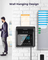 Volcora Attendence Time Clock Machine with Backup Battery Volcora Attendence Time Clock Machine with Backup Battery