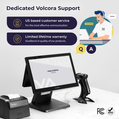 Volcora POS Terminal Standard Base - Android 11 Terminal Point-Of-Sale Volcora POS Terminal Standard Base - Android 11 Terminal Point-Of-Sale