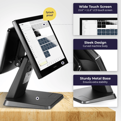 Volcora POS Terminal Standard Base - Android 11 Terminal Point-Of-Sale Volcora POS Terminal Standard Base - Android 11 Terminal Point-Of-Sale