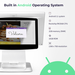 Volcora POS Terminal Standard Base - Android 11 Terminal Point-Of-Sale Volcora POS Terminal Standard Base - Android 11 Terminal Point-Of-Sale