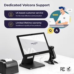 Volcora POS Terminal Standard Base - Android 11 Terminal Point-Of-Sale Volcora POS Terminal Standard Base - Android 11 Terminal Point-Of-Sale
