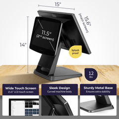 Volcora POS Terminal Standard Base - Android 11 Terminal Point-Of-Sale Volcora POS Terminal Standard Base - Android 11 Terminal Point-Of-Sale