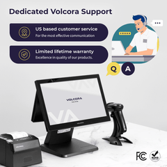 Volcora POS Terminal Standard Base - Android 11 Terminal Point-Of-Sale Volcora POS Terminal Standard Base - Android 11 Terminal Point-Of-Sale