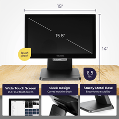 Volcora POS Terminal Standard Base - Android 11 Terminal Point-Of-Sale Volcora POS Terminal Standard Base - Android 11 Terminal Point-Of-Sale