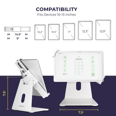 Anti-Theft Lockable iPad/Tablet Stand with Cable Lock Anti-Theft Lockable iPad/Tablet Stand with Cable Lock
