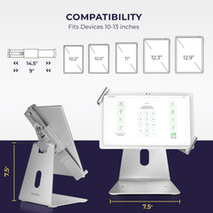 Anti-Theft Lockable iPad/Tablet Stand with Cable Lock Anti-Theft Lockable iPad/Tablet Stand with Cable Lock