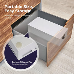 5 Compartment Cash Lock Box with Coin Tray 5 Compartment Cash Lock Box with Coin Tray