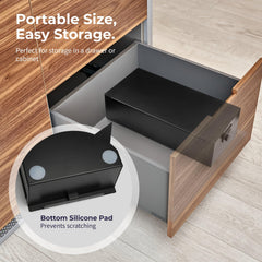 5 Compartment Cash Lock Box with Coin Tray 5 Compartment Cash Lock Box with Coin Tray