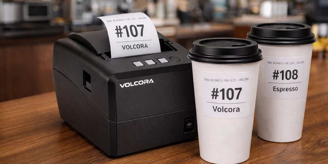 How Linerless Label Printing Improves Order Accuracy for Cafés and Restaurants