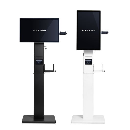 Volcora Kiosk Flex Android 14 Self-Service Kiosk – 21.5" Touchscreen, Height Adjustable