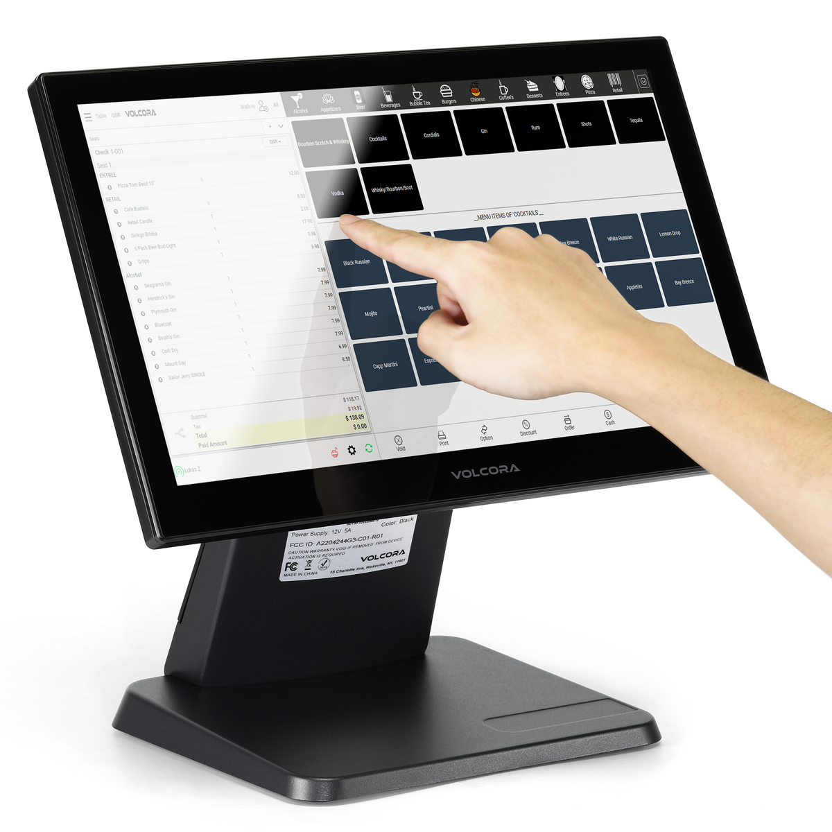 Volcora Point-of-Sale Terminal - Windows 11 Professional