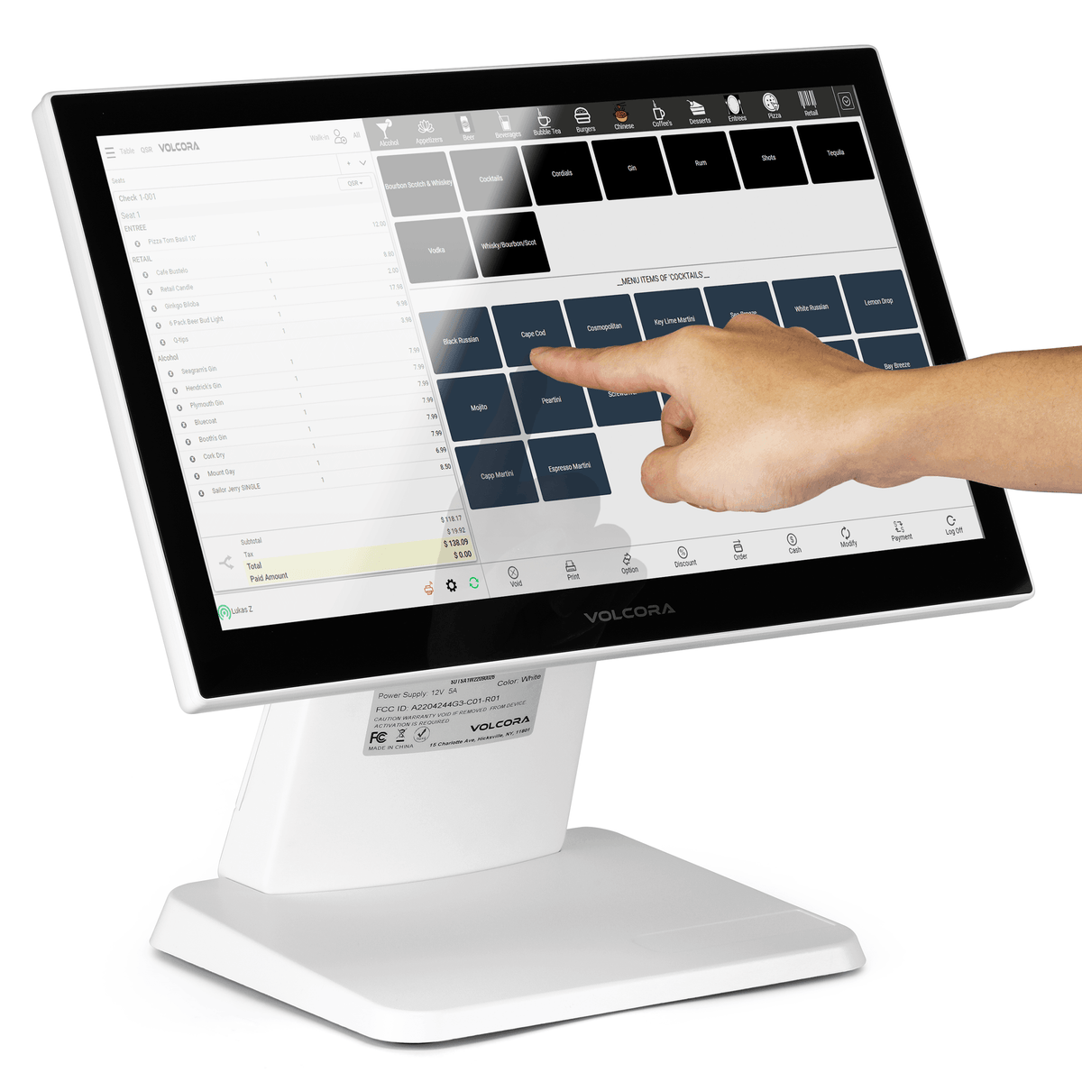Volcora Point-of-Sale Terminal - Windows 11 Professional - Intel N97 Processor