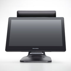 Volcora POS Terminal Fold 15.6" - Intel Processor Windows 11 Professional - Dual Hinge Adjustable Wide Touchscreen Point-Of-Sale