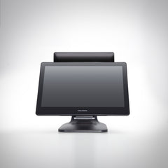 Volcora POS Terminal Fold 15.6" - Intel Processor Windows 11 Professional - Dual Hinge Adjustable Wide Touchscreen Point-Of-Sale