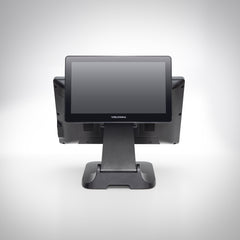 Volcora POS Terminal Fold 15.6" - Intel Processor Windows 11 Professional - Dual Hinge Adjustable Wide Touchscreen Point-Of-Sale