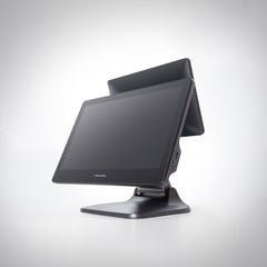 Volcora POS Terminal Fold 15.6" - Intel Processor Windows 11 Professional - Dual Hinge Adjustable Wide Touchscreen Point-Of-Sale