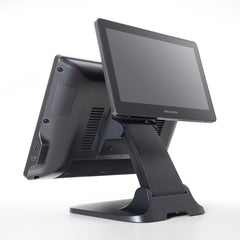 Volcora POS Terminal Fold 15.6" - Intel Processor Windows 11 Professional - Dual Hinge Adjustable Wide Touchscreen Point-Of-Sale