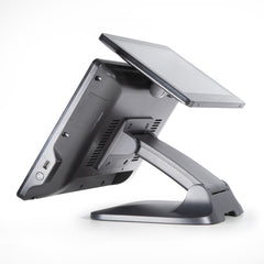 Volcora POS Terminal Fold 15.6" - Intel Processor Windows 11 Professional - Dual Hinge Adjustable Wide Touchscreen Point-Of-Sale