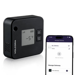 Smart Temperature & Humidity Sensor with Bluetooth App Monitoring & Alerts