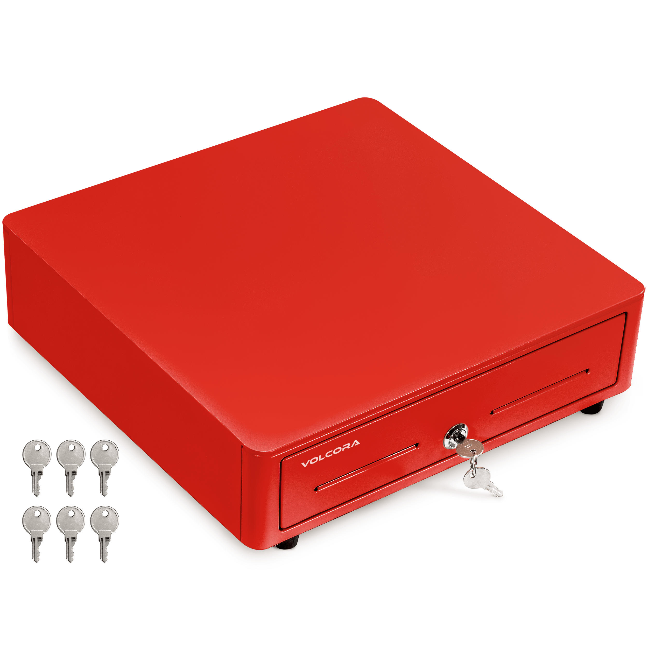 13 Inch Auto Open Cash Drawer Rounded Corner 4 Bill - Volcora 13 Inch Auto Open Cash Drawer Rounded Corner 4 Bill - Volcora