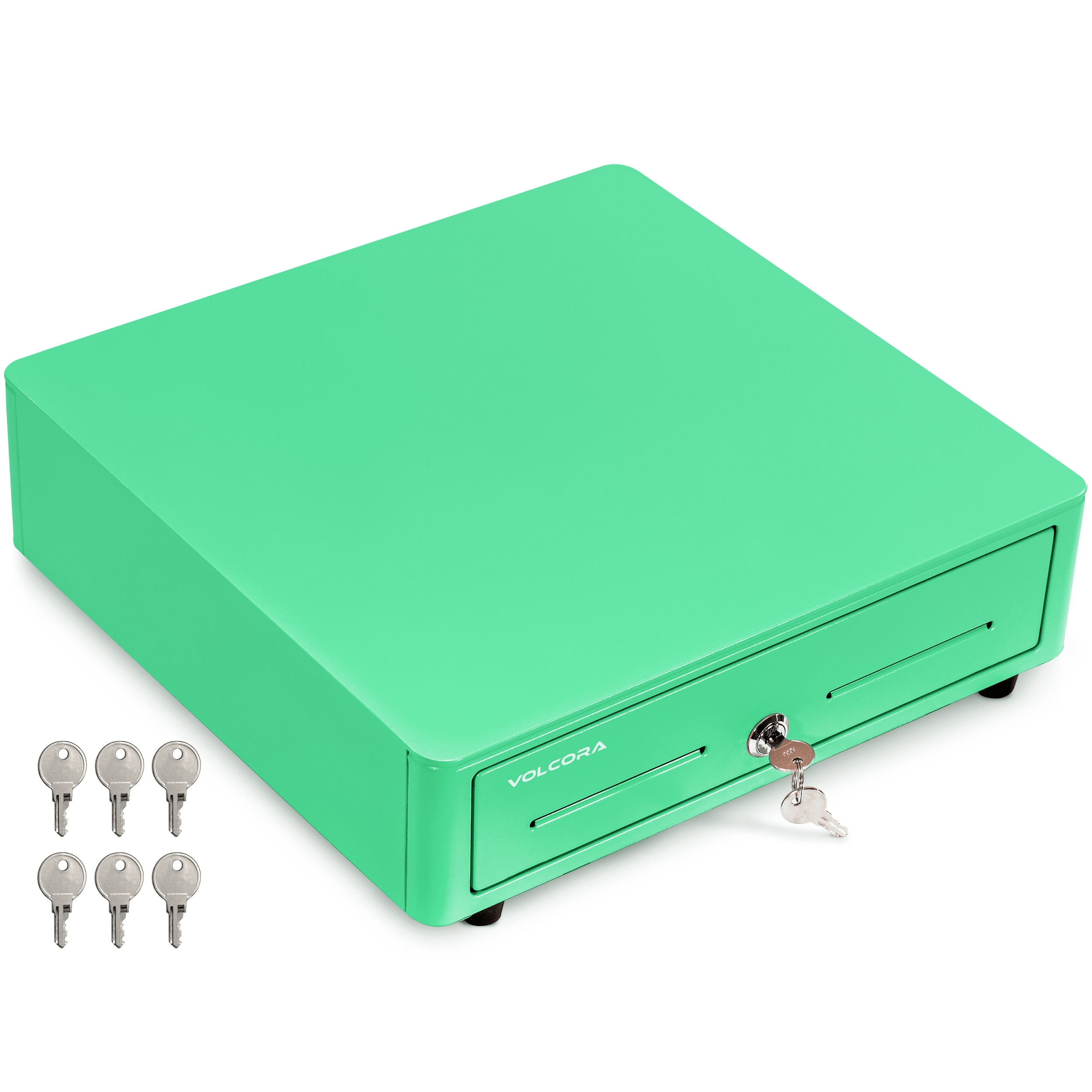13 Inch Auto Open Cash Drawer Rounded Corner 4 Bill - Volcora 13 Inch Auto Open Cash Drawer Rounded Corner 4 Bill - Volcora