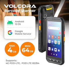 Volcora Android PDA Terminal portátil Escáner Android 12 