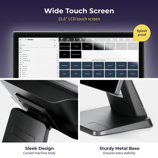 Volcora Point-of-Sale Terminal - Windows 11 Professional - Intel N97 Processor