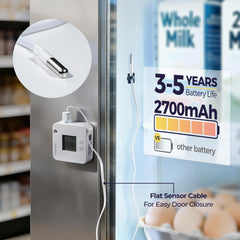 Smart Temperature & Humidity Sensor with Bluetooth App Monitoring & Alerts