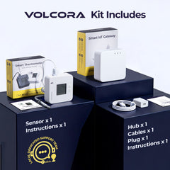 Smart Temperature & Humidity Sensor with Bluetooth App Monitoring & Alerts