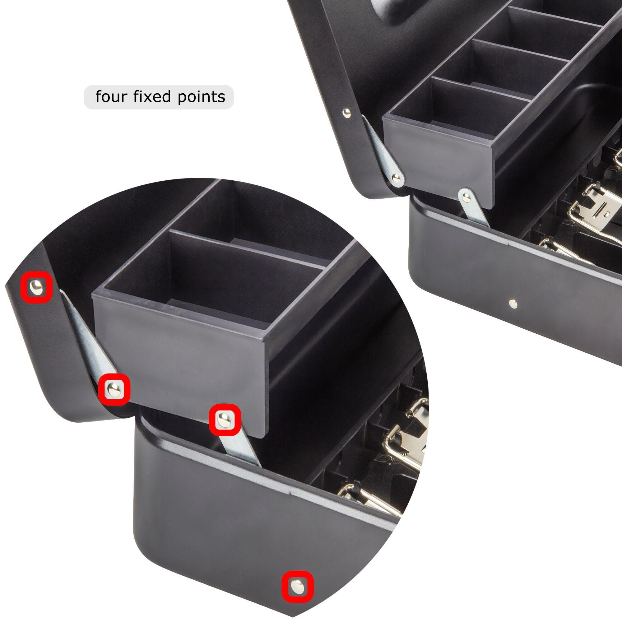Steel Cash Box with Key Lock with no coin tray lid - Inbulks