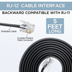 Cable de repuesto RJ11/RJ12